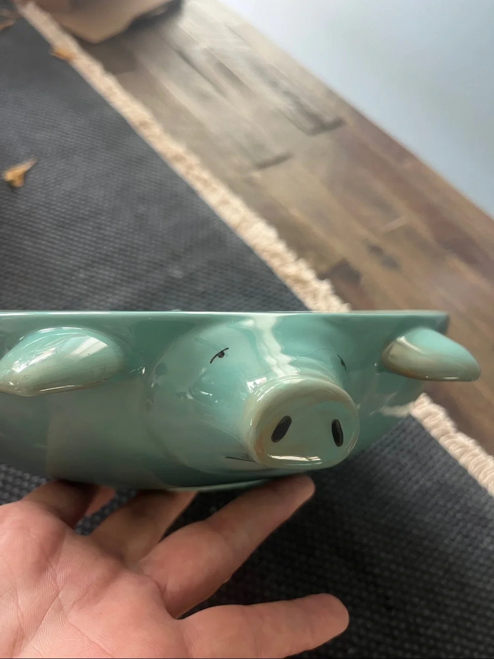 Sur La Table Rare Farmhouse Pig Rustic Serving Bowl